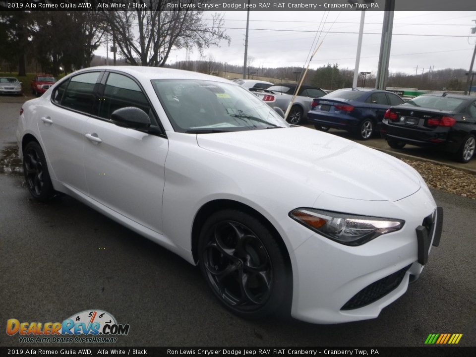 Alfa White 2019 Alfa Romeo Giulia AWD Photo #11