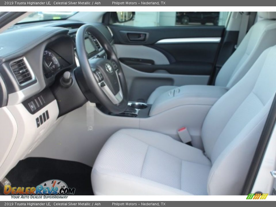 2019 Toyota Highlander LE Celestial Silver Metallic / Ash Photo #11
