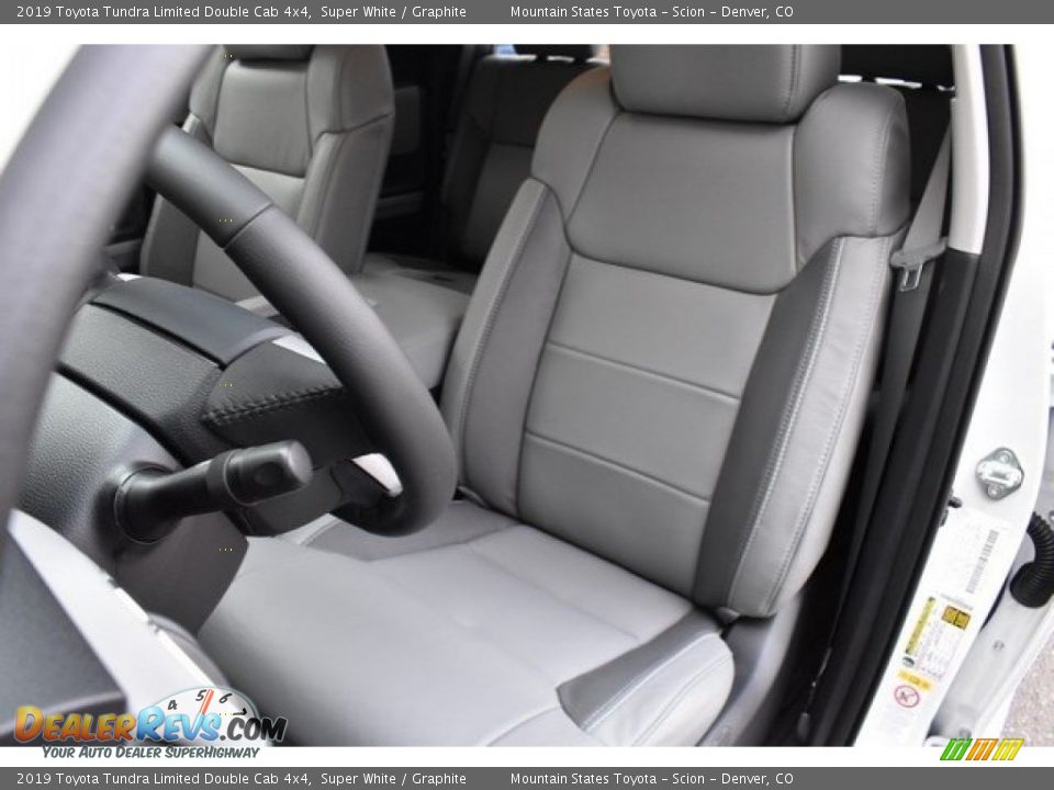 Front Seat of 2019 Toyota Tundra Limited Double Cab 4x4 Photo #7