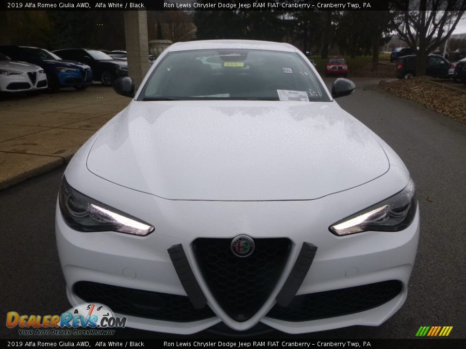 2019 Alfa Romeo Giulia AWD Alfa White / Black Photo #13