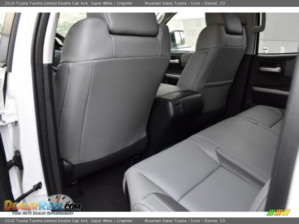 Rear Seat of 2019 Toyota Tundra Limited Double Cab 4x4 Photo #13