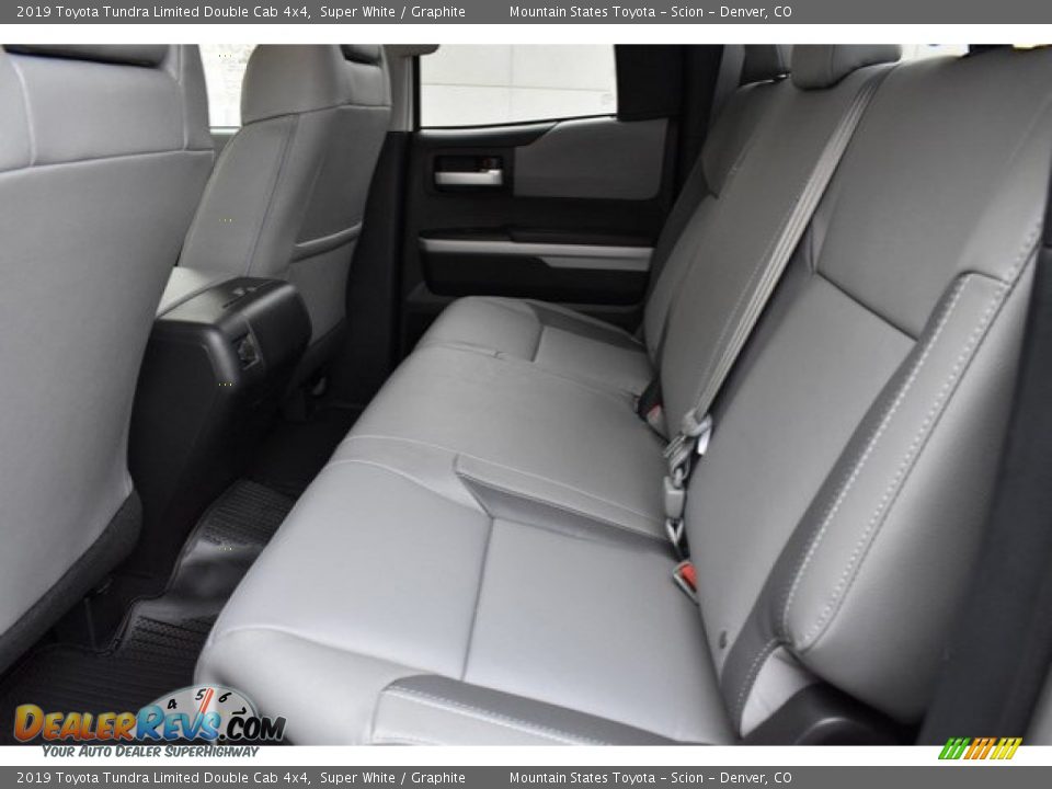Rear Seat of 2019 Toyota Tundra Limited Double Cab 4x4 Photo #14
