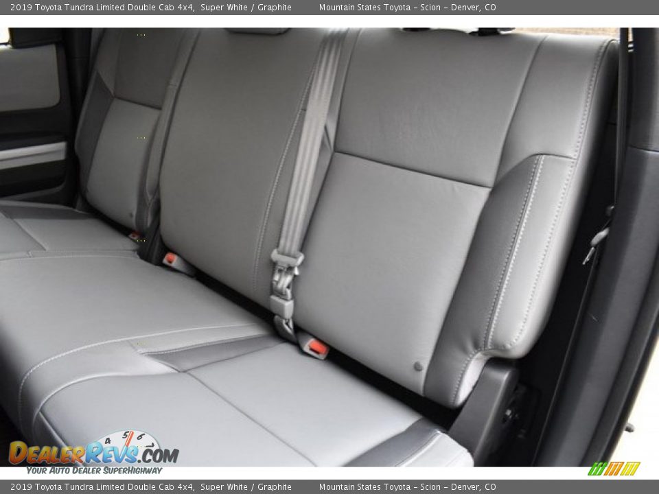 Rear Seat of 2019 Toyota Tundra Limited Double Cab 4x4 Photo #15