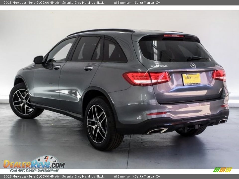 2018 Mercedes-Benz GLC 300 4Matic Selenite Grey Metallic / Black Photo #2