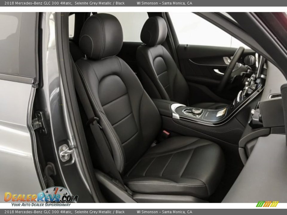 2018 Mercedes-Benz GLC 300 4Matic Selenite Grey Metallic / Black Photo #5