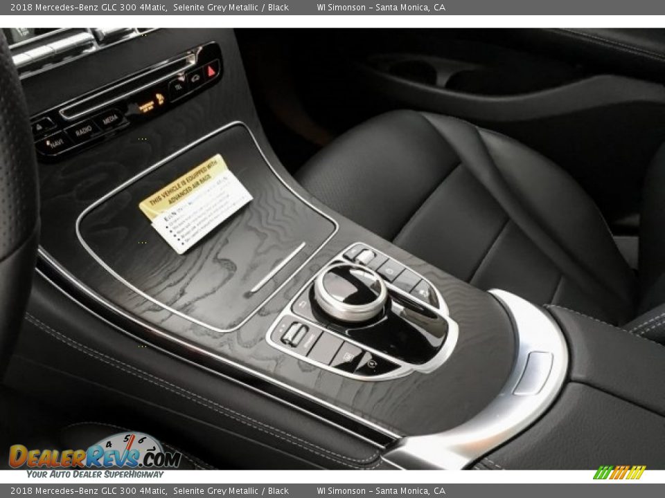 2018 Mercedes-Benz GLC 300 4Matic Selenite Grey Metallic / Black Photo #7