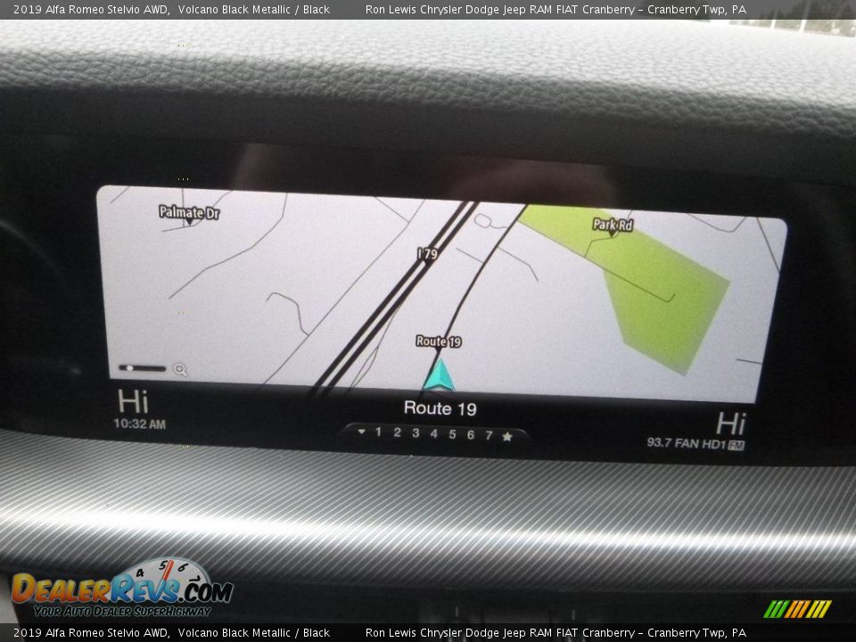 2019 Alfa Romeo Stelvio AWD Volcano Black Metallic / Black Photo #23
