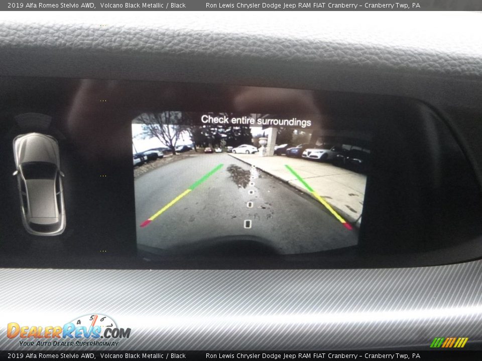 2019 Alfa Romeo Stelvio AWD Volcano Black Metallic / Black Photo #24