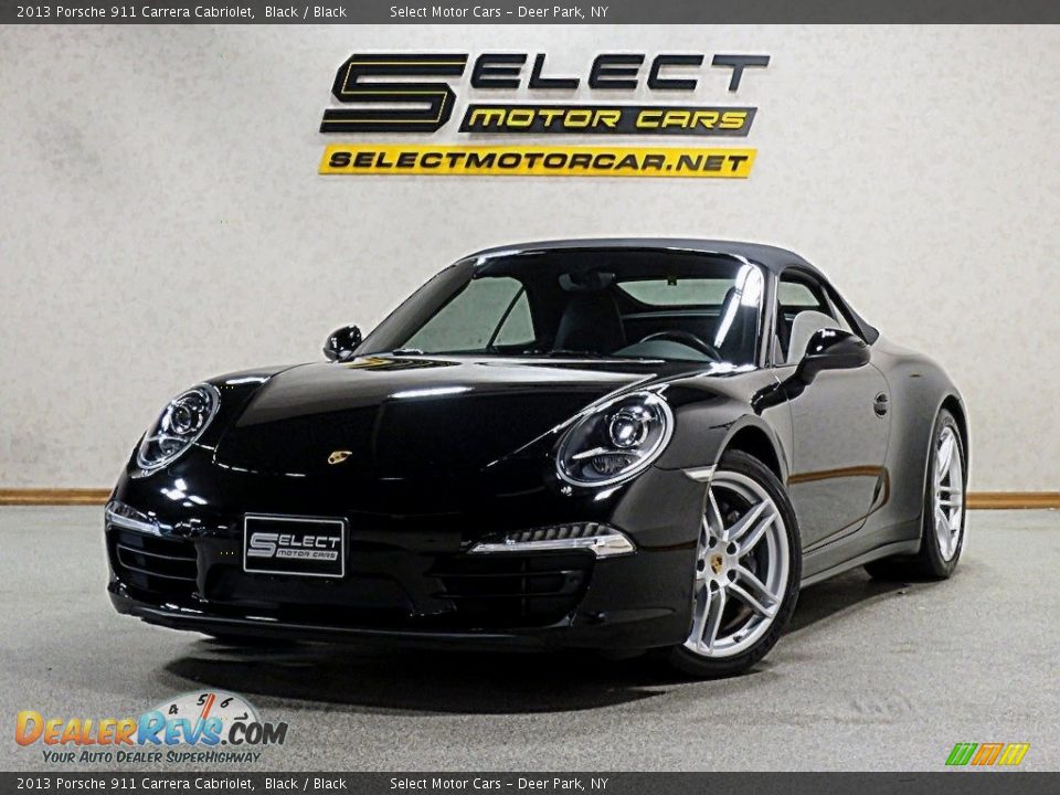 2013 Porsche 911 Carrera Cabriolet Black / Black Photo #1