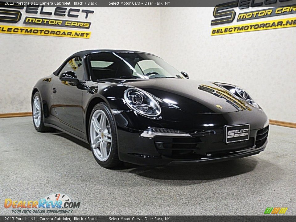2013 Porsche 911 Carrera Cabriolet Black / Black Photo #3