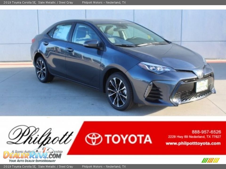 2019 Toyota Corolla SE Slate Metallic / Steel Gray Photo #1