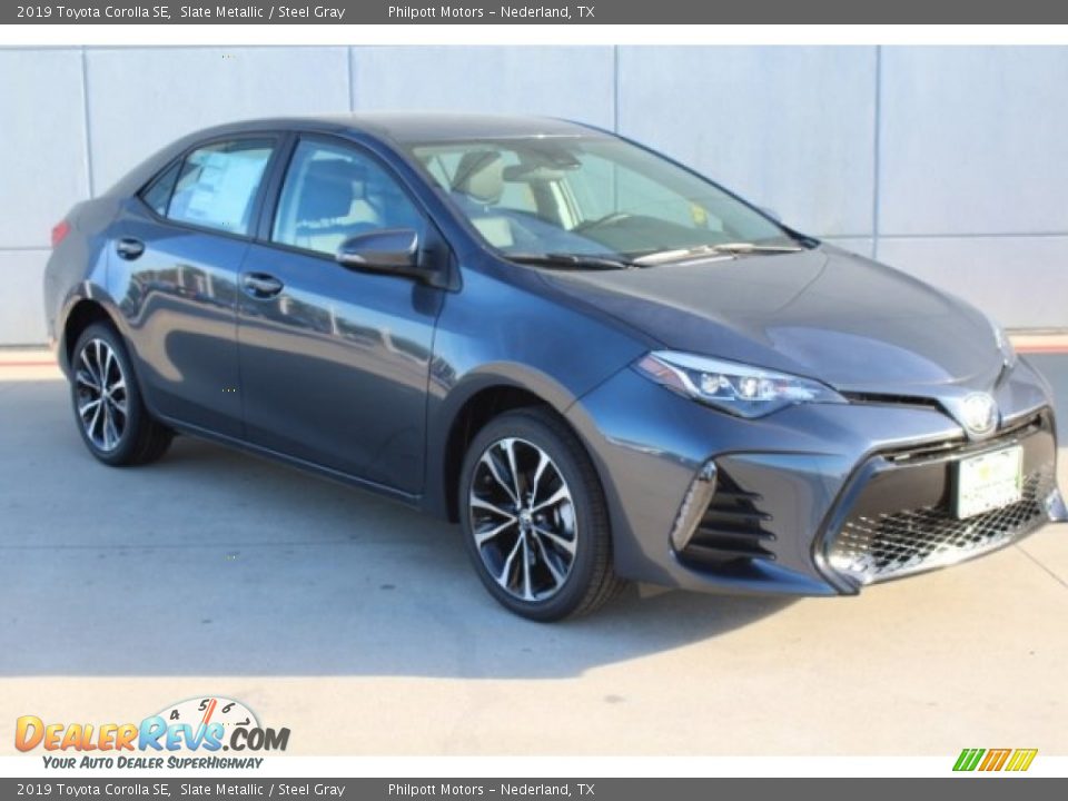 2019 Toyota Corolla SE Slate Metallic / Steel Gray Photo #2