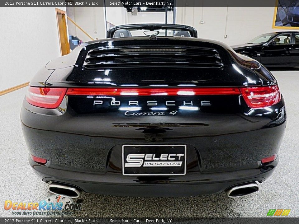 2013 Porsche 911 Carrera Cabriolet Black / Black Photo #5