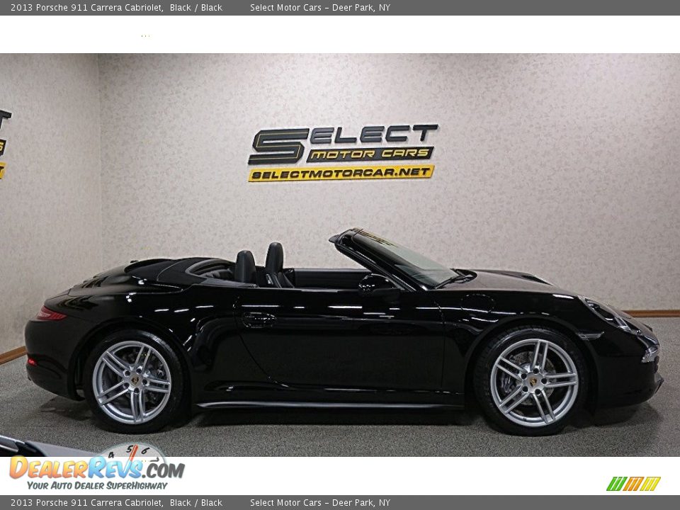 2013 Porsche 911 Carrera Cabriolet Black / Black Photo #6