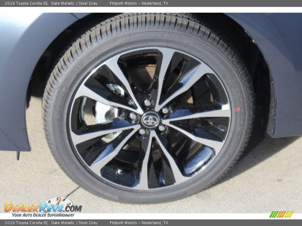 2019 Toyota Corolla SE Slate Metallic / Steel Gray Photo #5