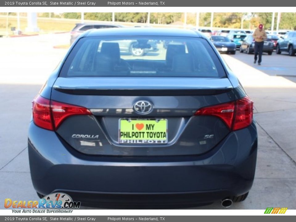 2019 Toyota Corolla SE Slate Metallic / Steel Gray Photo #7