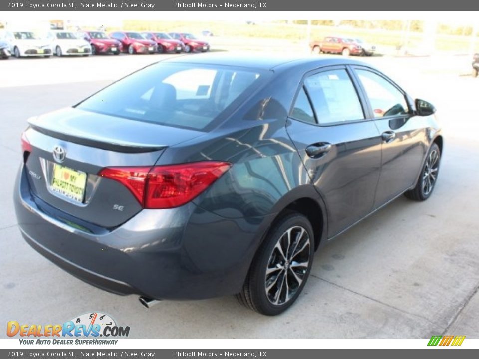 2019 Toyota Corolla SE Slate Metallic / Steel Gray Photo #8