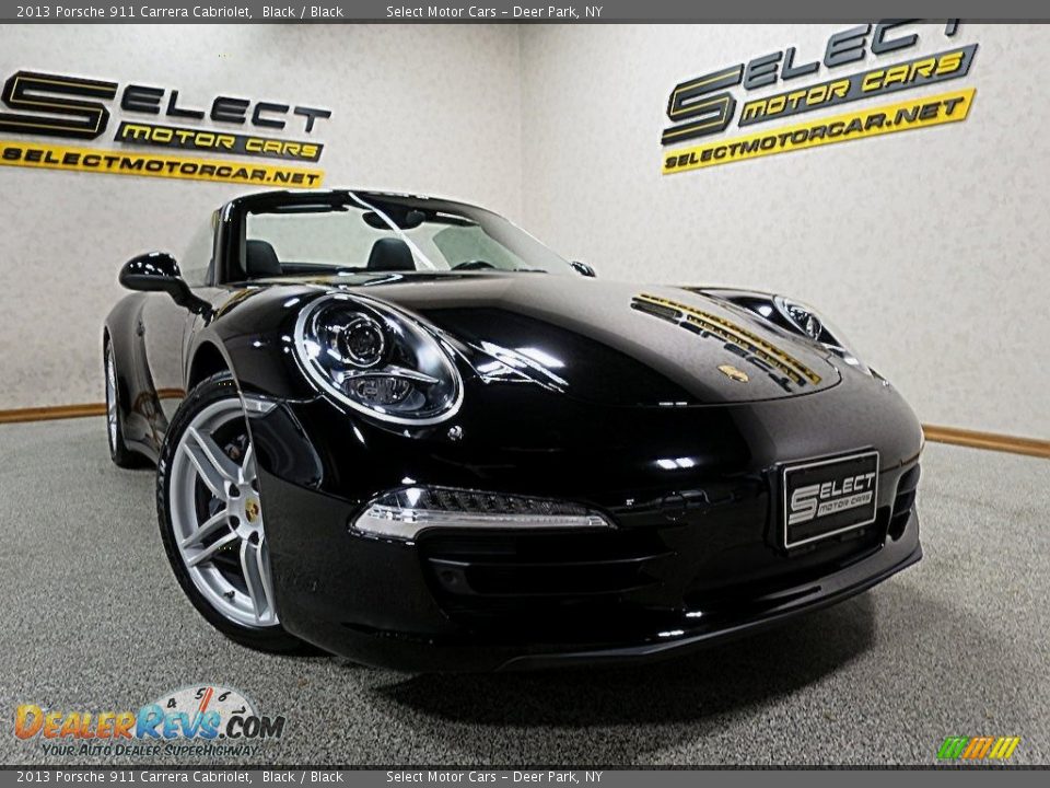 2013 Porsche 911 Carrera Cabriolet Black / Black Photo #11