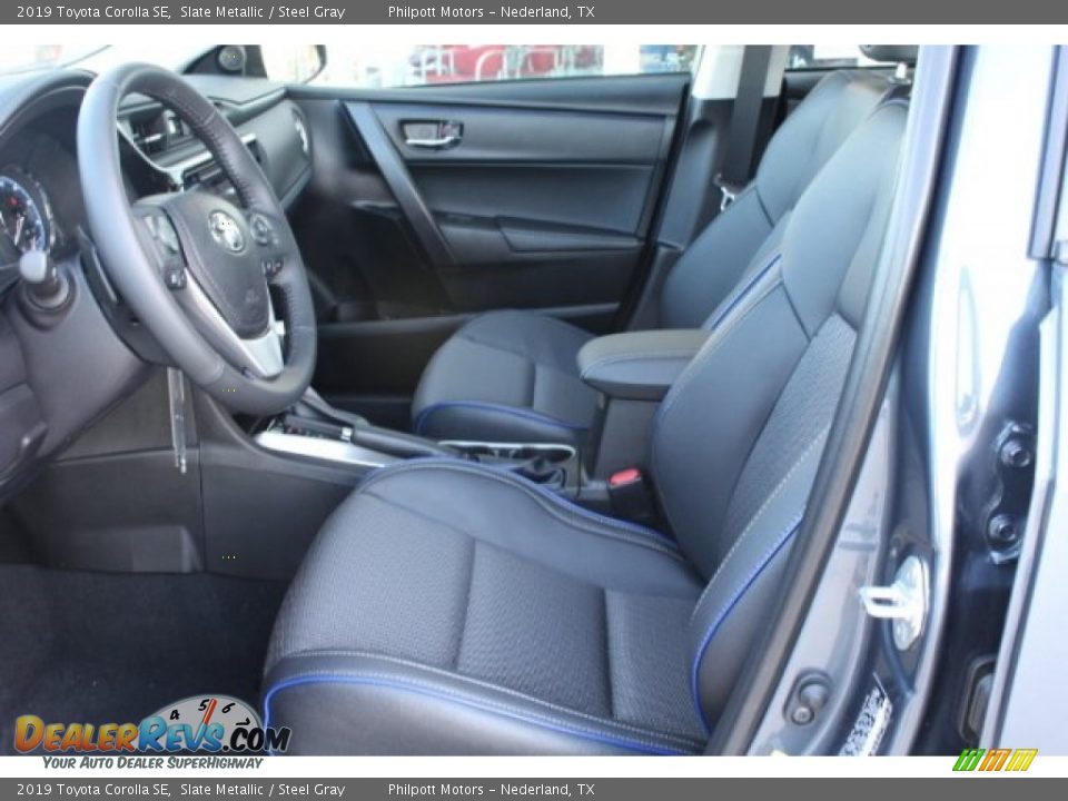 2019 Toyota Corolla SE Slate Metallic / Steel Gray Photo #10