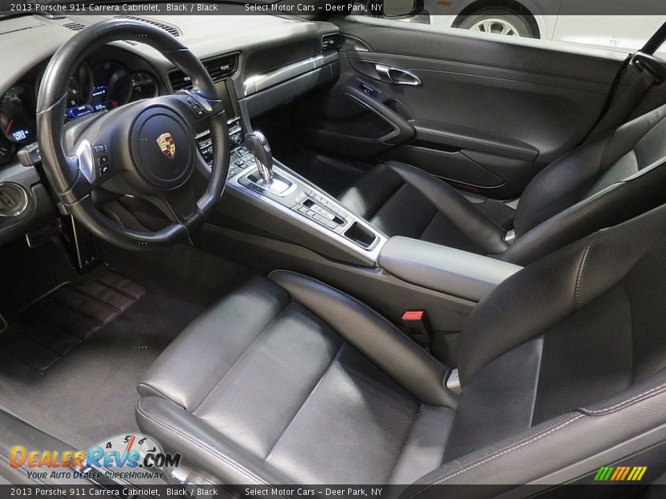 2013 Porsche 911 Carrera Cabriolet Black / Black Photo #14