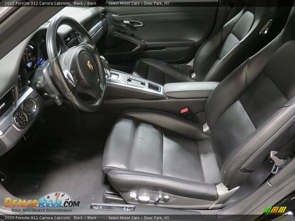 2013 Porsche 911 Carrera Cabriolet Black / Black Photo #15