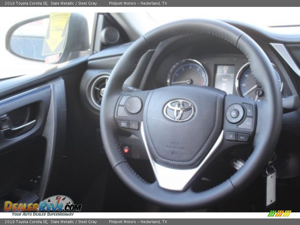2019 Toyota Corolla SE Slate Metallic / Steel Gray Photo #19