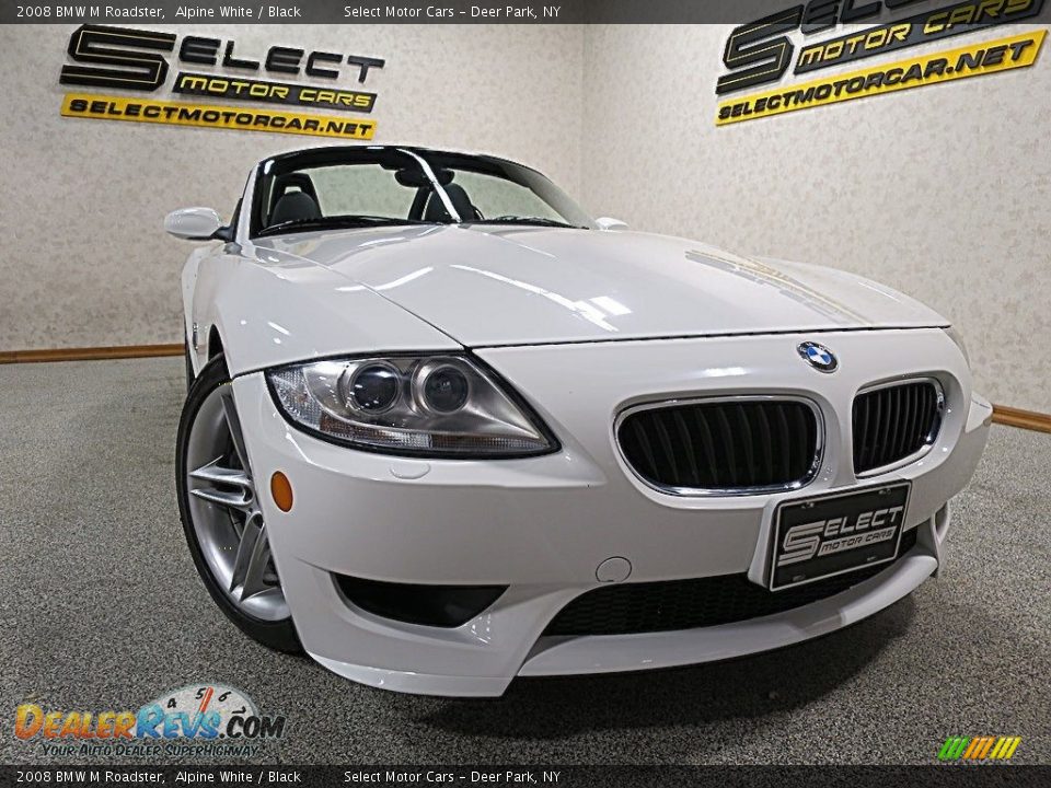 2008 BMW M Roadster Alpine White / Black Photo #8