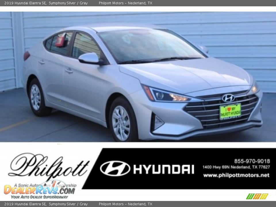 2019 Hyundai Elantra SE Symphony Silver / Gray Photo #1
