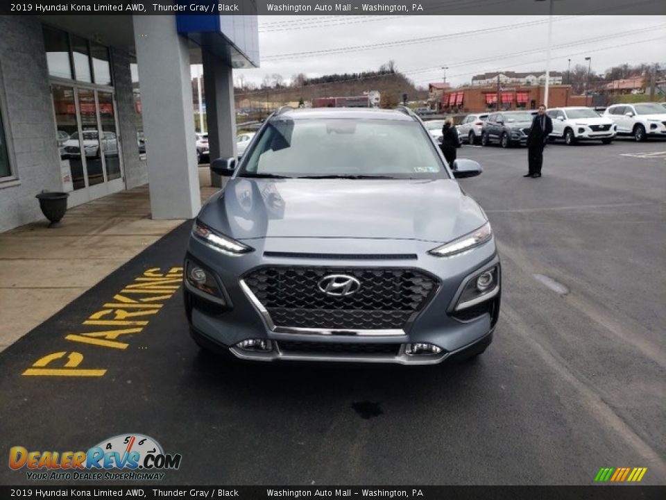 2019 Hyundai Kona Limited AWD Thunder Gray / Black Photo #3