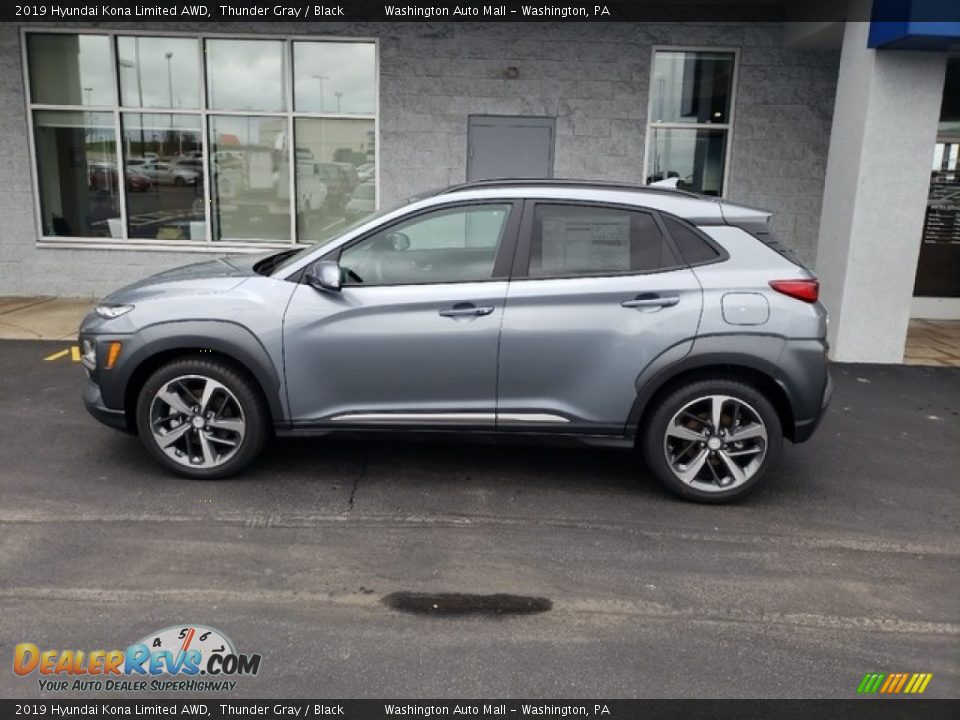 Thunder Gray 2019 Hyundai Kona Limited AWD Photo #4