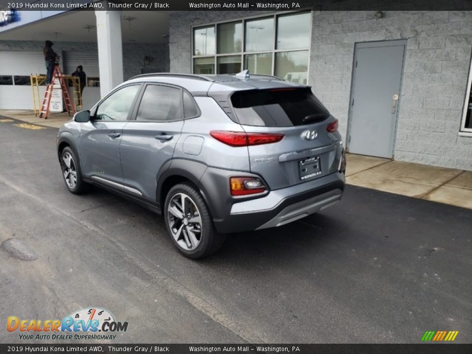 2019 Hyundai Kona Limited AWD Thunder Gray / Black Photo #5