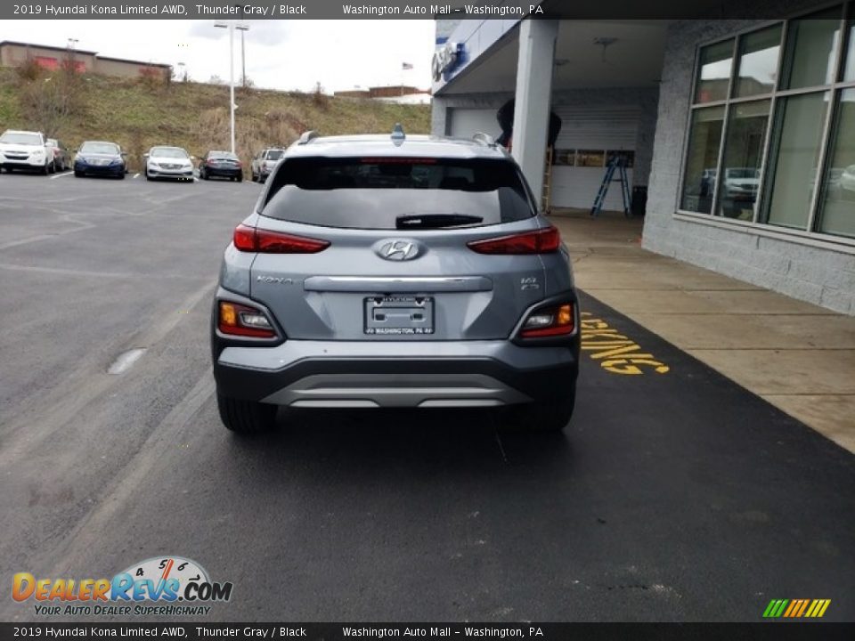 2019 Hyundai Kona Limited AWD Thunder Gray / Black Photo #6