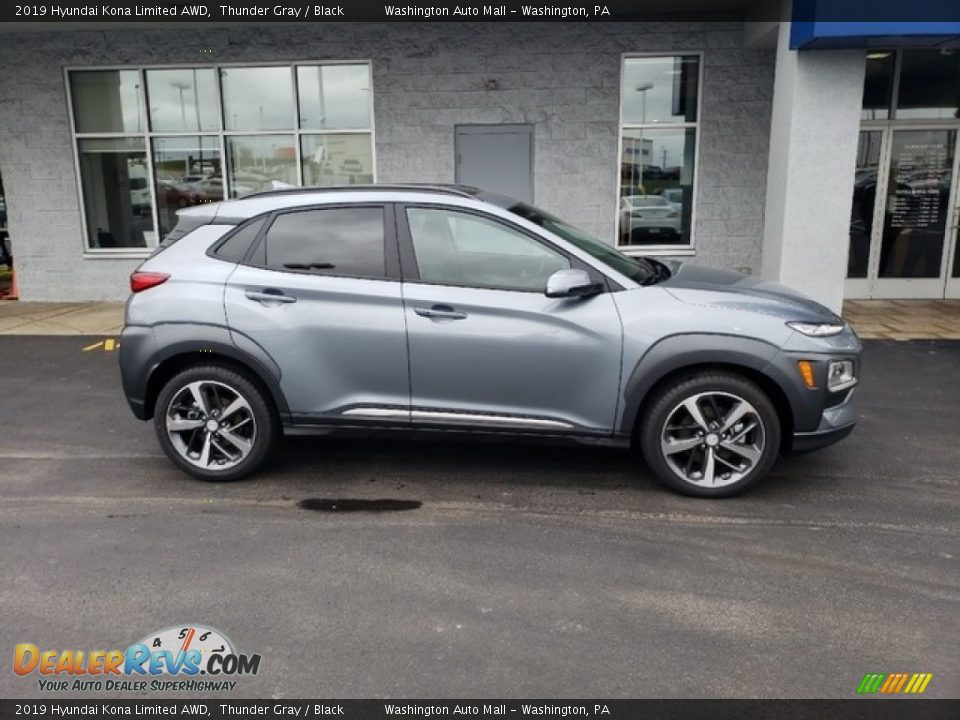 Thunder Gray 2019 Hyundai Kona Limited AWD Photo #8