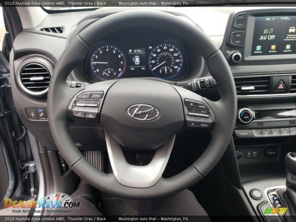2019 Hyundai Kona Limited AWD Steering Wheel Photo #16