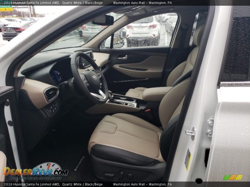2019 Hyundai Santa Fe Limited AWD Quartz White / Black/Beige Photo #14