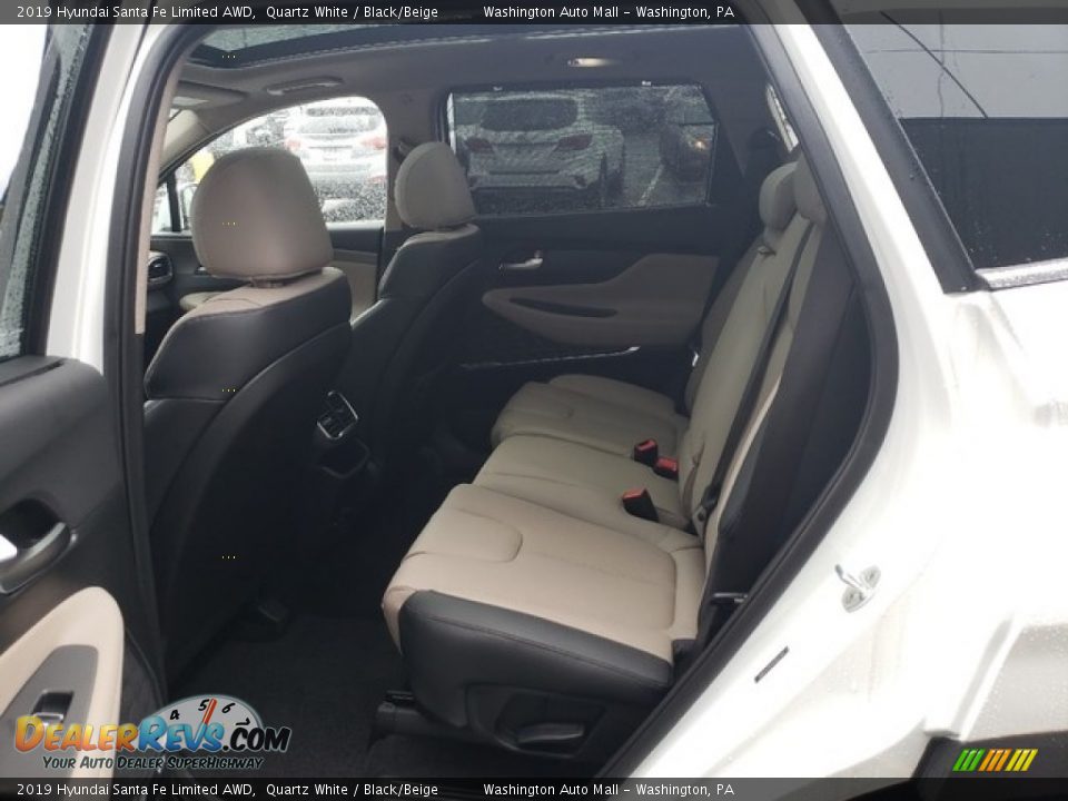 2019 Hyundai Santa Fe Limited AWD Quartz White / Black/Beige Photo #15