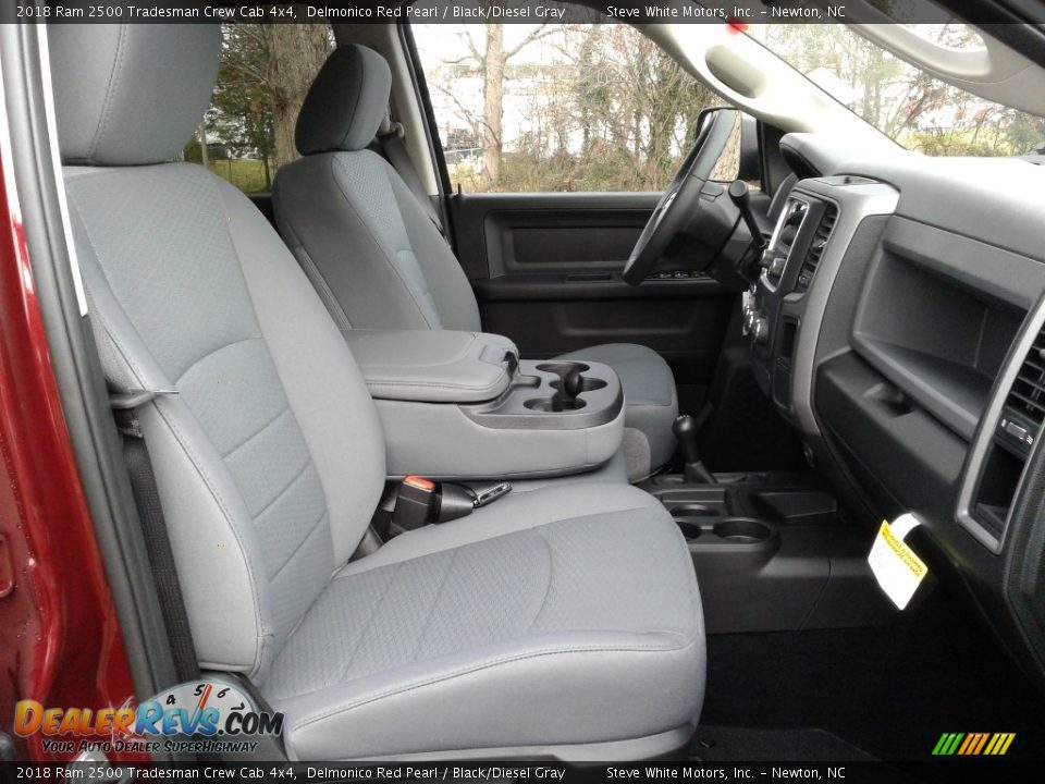 2018 Ram 2500 Tradesman Crew Cab 4x4 Delmonico Red Pearl / Black/Diesel Gray Photo #14