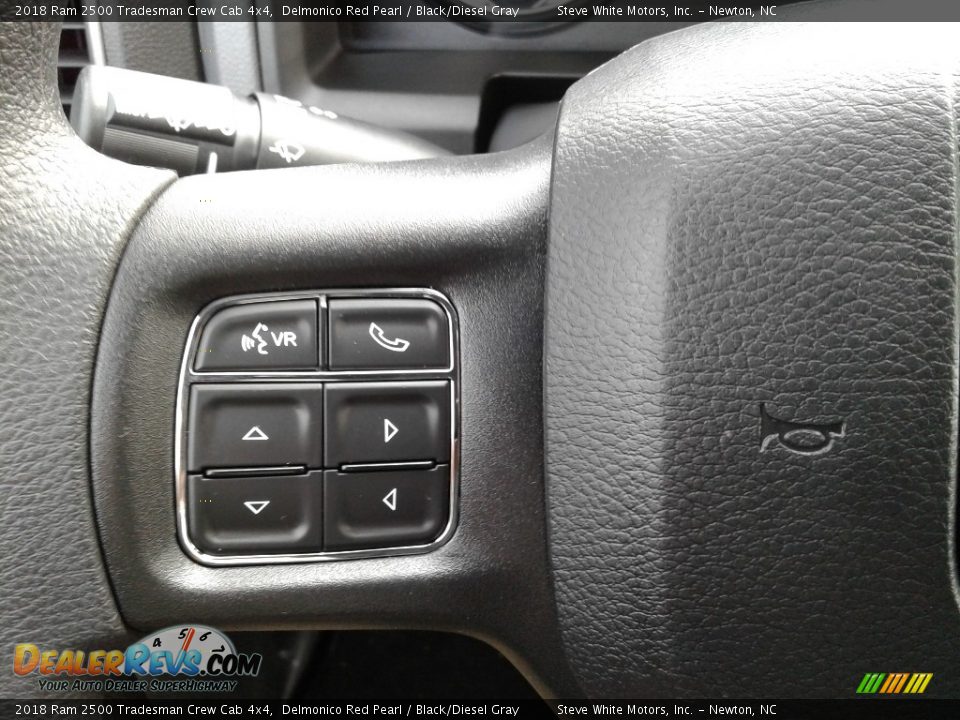 2018 Ram 2500 Tradesman Crew Cab 4x4 Delmonico Red Pearl / Black/Diesel Gray Photo #15