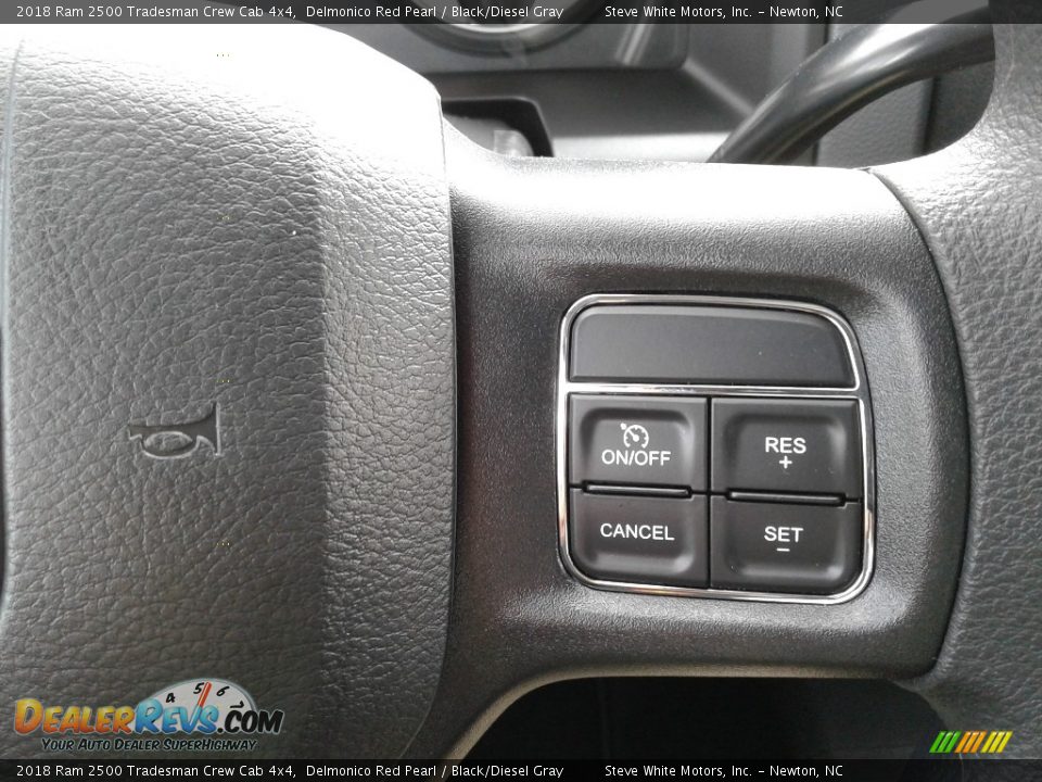 2018 Ram 2500 Tradesman Crew Cab 4x4 Delmonico Red Pearl / Black/Diesel Gray Photo #16