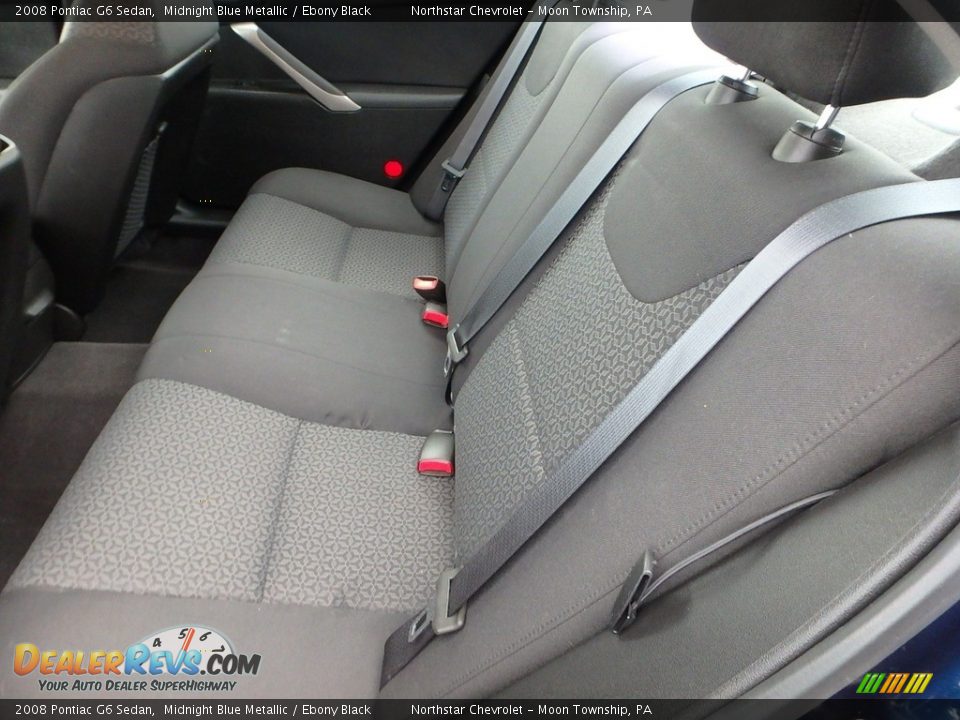2008 Pontiac G6 Sedan Midnight Blue Metallic / Ebony Black Photo #9