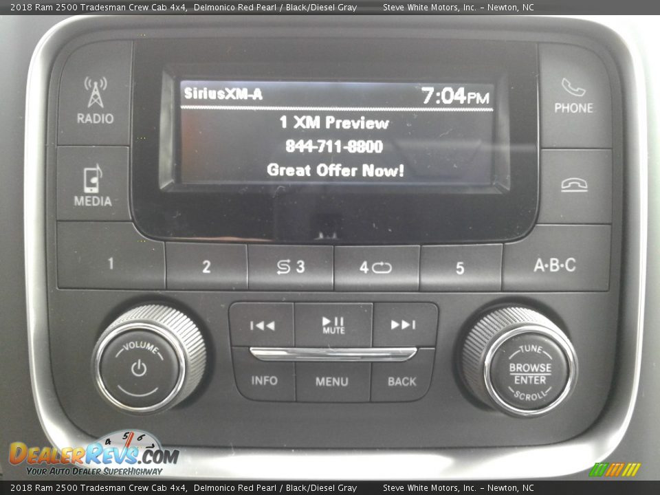 2018 Ram 2500 Tradesman Crew Cab 4x4 Delmonico Red Pearl / Black/Diesel Gray Photo #19