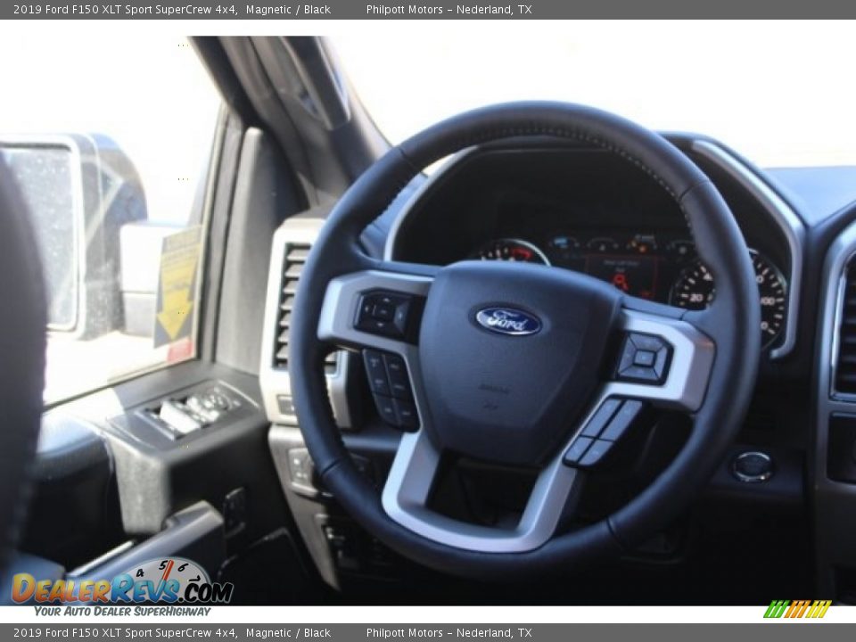 2019 Ford F150 XLT Sport SuperCrew 4x4 Magnetic / Black Photo #23