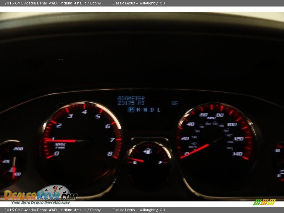 2016 GMC Acadia Denali AWD Iridium Metallic / Ebony Photo #7