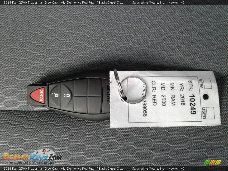 2018 Ram 2500 Tradesman Crew Cab 4x4 Delmonico Red Pearl / Black/Diesel Gray Photo #26