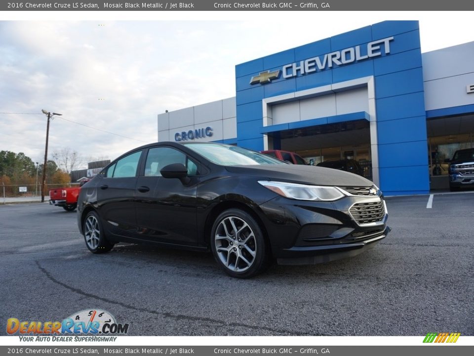2016 Chevrolet Cruze LS Sedan Mosaic Black Metallic / Jet Black Photo #1