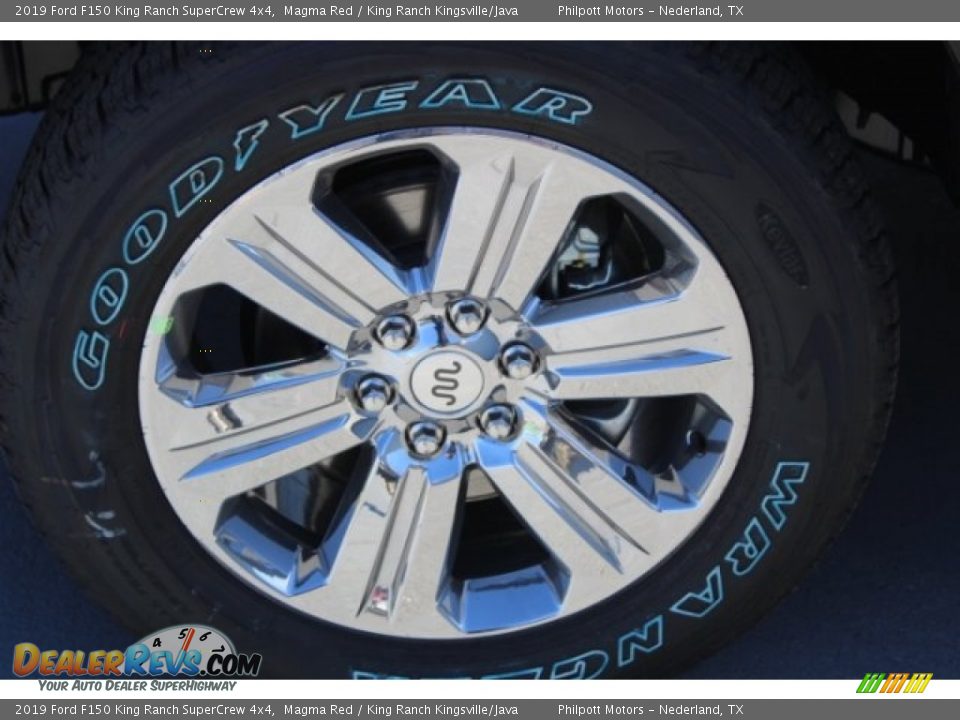 2019 Ford F150 King Ranch SuperCrew 4x4 Magma Red / King Ranch Kingsville/Java Photo #5