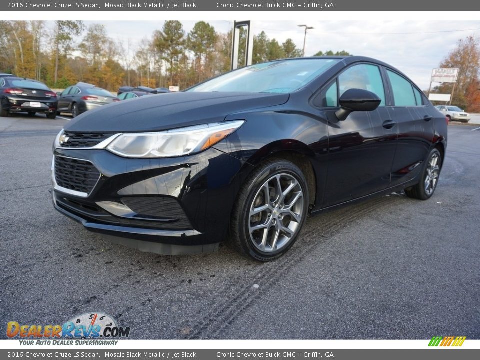 2016 Chevrolet Cruze LS Sedan Mosaic Black Metallic / Jet Black Photo #3