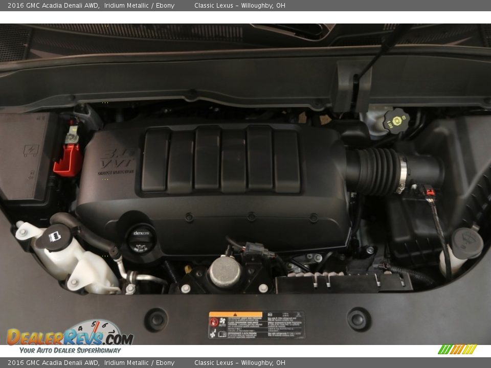 2016 GMC Acadia Denali AWD Iridium Metallic / Ebony Photo #17