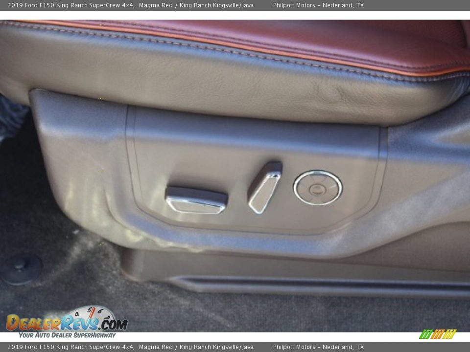 2019 Ford F150 King Ranch SuperCrew 4x4 Magma Red / King Ranch Kingsville/Java Photo #11