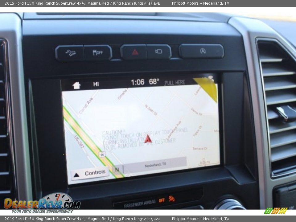 2019 Ford F150 King Ranch SuperCrew 4x4 Magma Red / King Ranch Kingsville/Java Photo #12